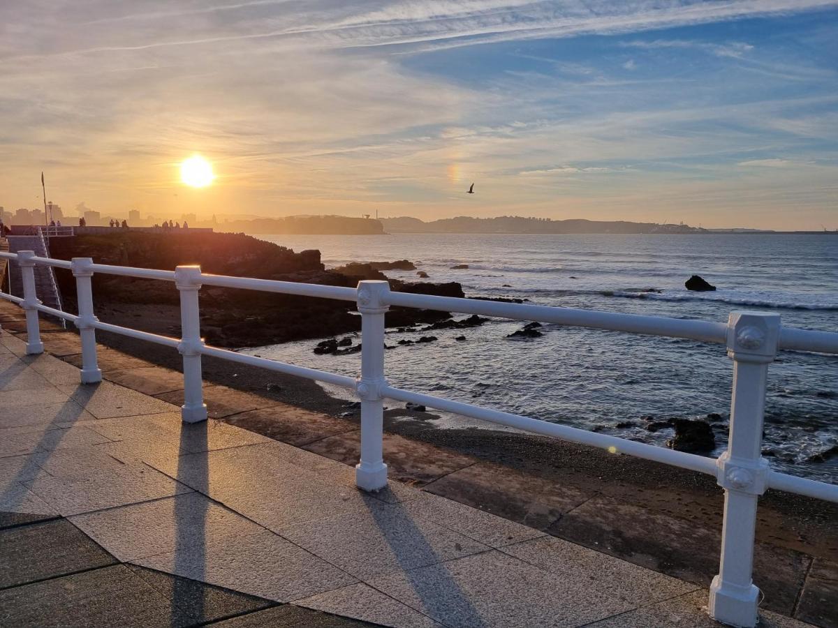 158A Triplex Rinconin Con Piscina Villa Gijón Buitenkant foto