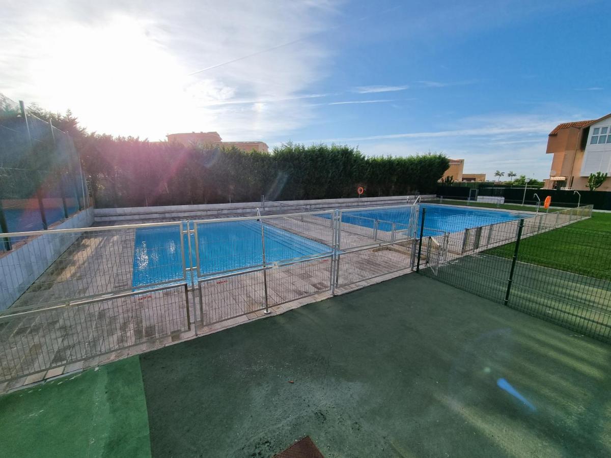 158A Triplex Rinconin Con Piscina Villa Gijón Buitenkant foto
