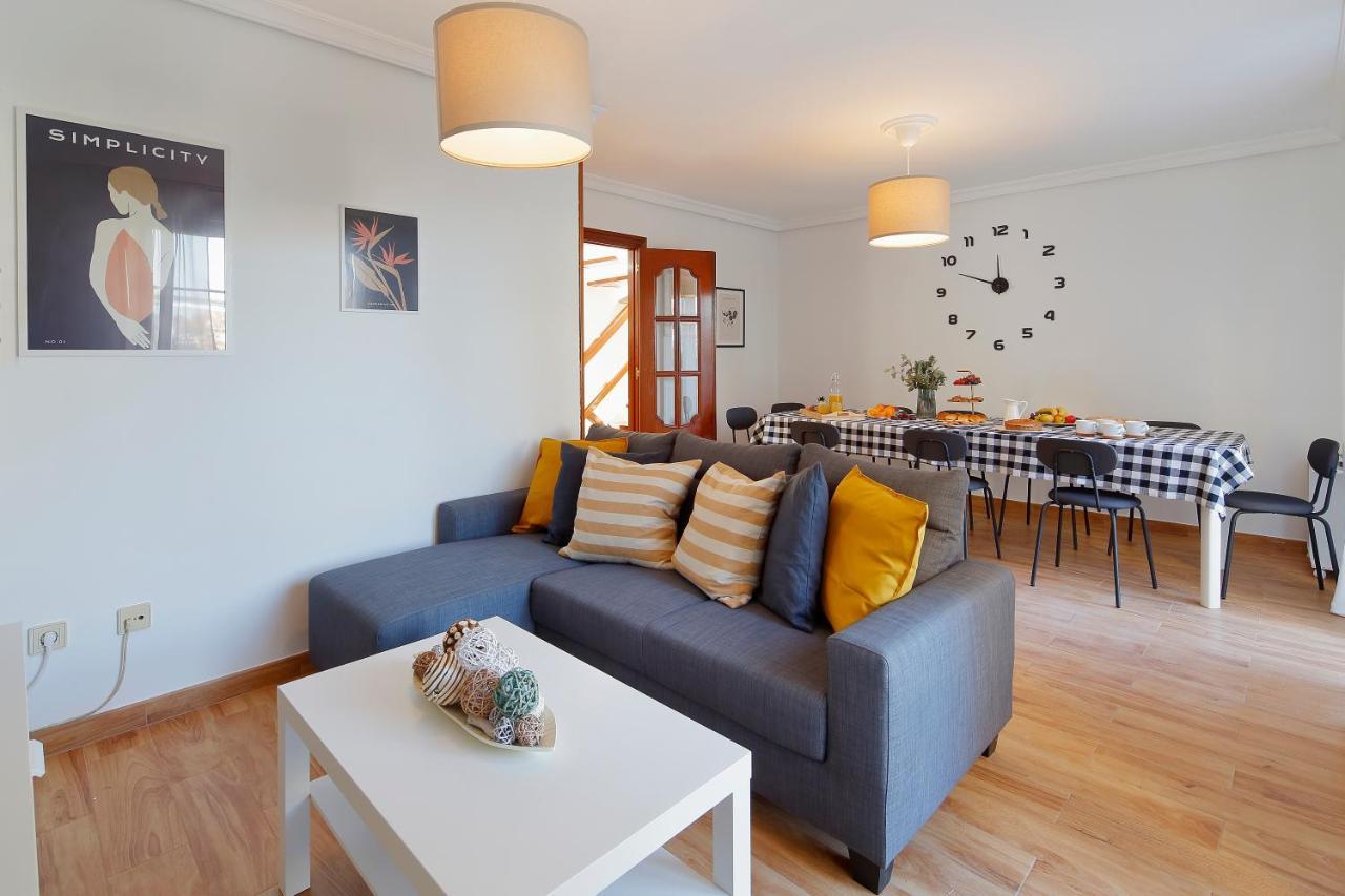 158A Triplex Rinconin Con Piscina Villa Gijón Buitenkant foto