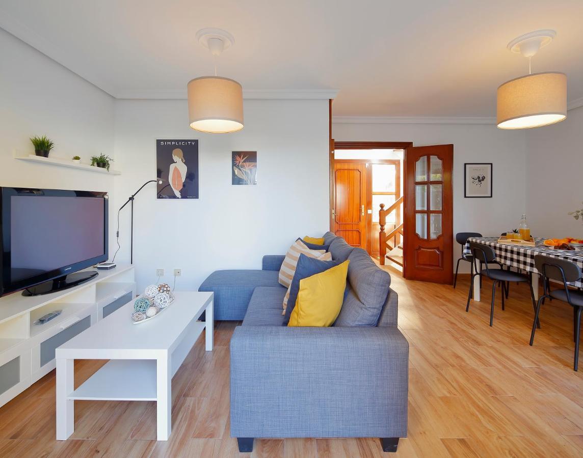 158A Triplex Rinconin Con Piscina Villa Gijón Buitenkant foto