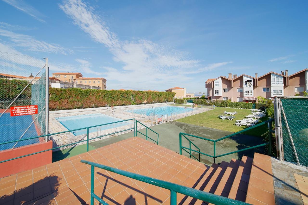 158A Triplex Rinconin Con Piscina Villa Gijón Buitenkant foto